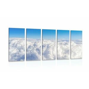 5-częściowy obraz ponad chmurami obraz