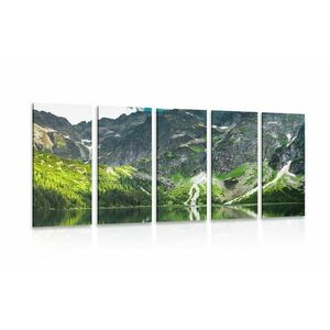 5-częściowy obraz Morskie Oko w Tatrach obraz