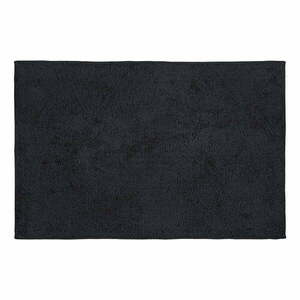 Czarny bawełniany dywanik łazienkowy Wenko Ono, 50x80 cm obraz