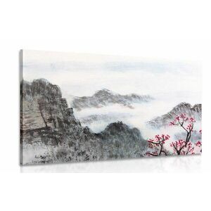 Obraz tradycyjne chińskie malarstwo pejzażowe obraz