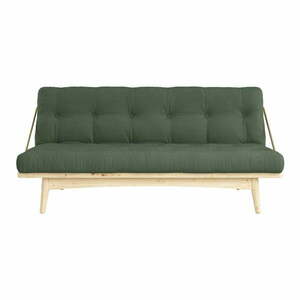 Sofa rozkładana Karup Folk Clear/Olive Green obraz