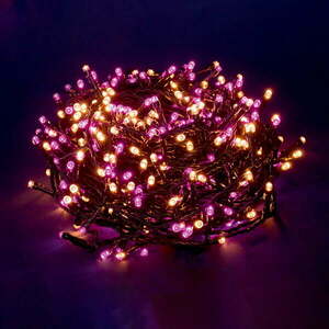Różowo-beżowa girlanda świetlna LED, 100 lampek – Casa Selección obraz