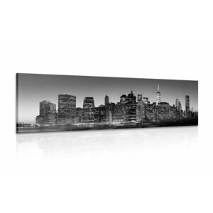 Obraz centrum Nowego Jorku w wersji czarno-białej obraz