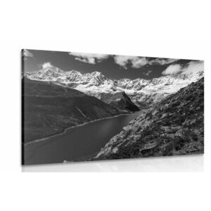Obraz Park Narodowy Patagonia w Argentynie w wersji czarno-białej obraz