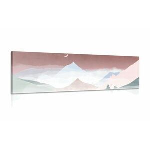 Obraz majestatyczne pastelowe góry obraz