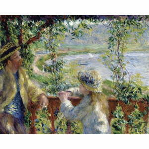 Reprodukcja obrazu Auguste’a Renoira - By the Water, 50x45 cm obraz