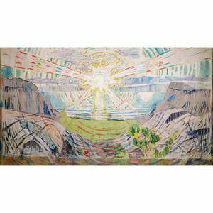 Reprodukcja obrazu Edvarda Muncha - The Sun, 70x40 cm obraz