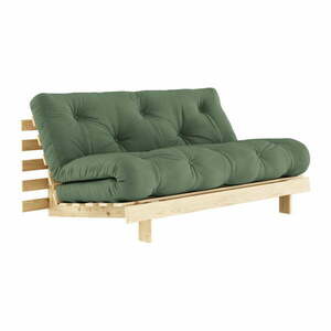 Zielona rozkładana sofa 160 cm Roots – Karup Design obraz