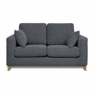 Ciemnoszara sofa 157 cm Faria – Scandic obraz