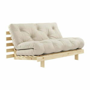 Sofa rozkładana Karup Design Roots Raw/Beige obraz