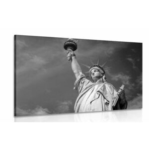 Obraz Statua Wolności w wersji czarno-białej obraz