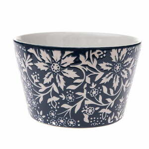 Ciemnoniebieska miska ceramiczna Dakls Bloom, 570 ml obraz