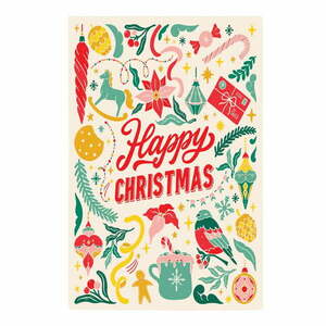 Ścierka bawełniana eleanor stuart Happy Christmas, 46x71 cm obraz