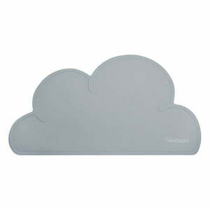 Ciemnoszara silikonowa mata stołowa Kindsgut Cloud, 49x27 cm obraz