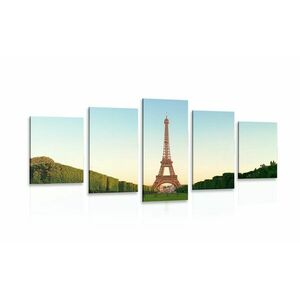 5-częściowy obraz punkt orientacyjny w Paryżu obraz
