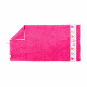 Różowy ręcznik Tiseco Home Studio, 70x130 cm obraz