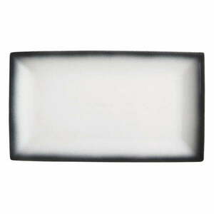 Biało-czarny ceramiczny talerz Maxwell & Williams Caviar, 34, 5x19, 5 cm obraz