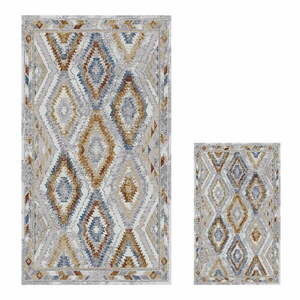 Szare dywaniki łazienkowe zestaw 2 szt. 100x60 cm – Minimalist Home World obraz