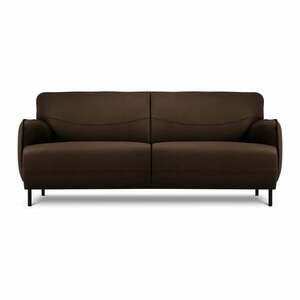 Brązowa skórzana sofa Windsor & Co Sofas Neso, 175x90 cm obraz