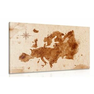 Obraz retro mapa Europy obraz