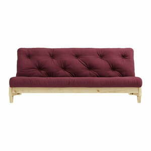 Sofa rozkładana Karup Design Fresh Natural Clear/Bordeaux obraz