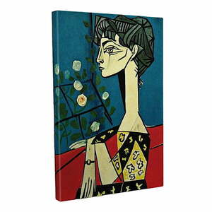 Reprodukcja obrazu na płótnie Pablo Picasso Jacqueline with Flowers, 30x40 cm obraz