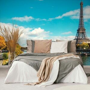 Tapeta piękna panorama Paryża obraz