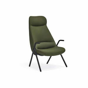 Zielony fotel Teulat Dins, wys. 114 cm obraz