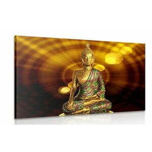 Obraz posąg Buddy z abstrakcyjnym tłem obraz