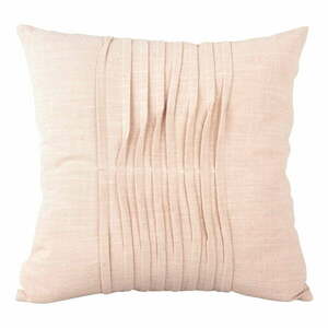 Różowa bawełniana poduszka PT LIVING Wave, 45x45 cm obraz