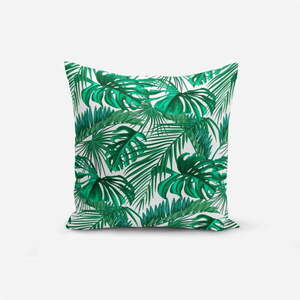 Poszewka na poduszkę z domieszką bawełny Minimalist Cushion Covers Mint Green Kavanice, 45x45 cm obraz