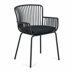 Zestaw 2 czarnych krzeseł ogrodowych Bonami Selection Elia obraz