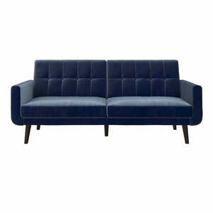 Niebieska sofa rozkładana 201 cm Nola – Støraa obraz