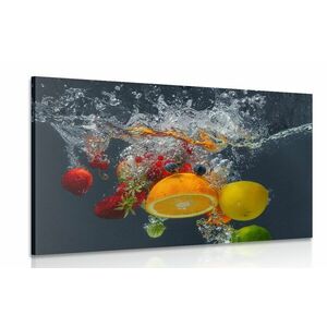 Obraz owoce w wodzie obraz