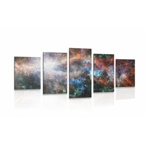 5-częściowy obraz nieskończona galaktyka obraz