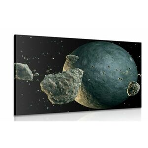 Obraz meteoryty wokół naszej planety obraz
