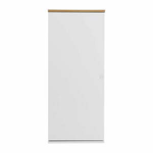 Biała 1-drzwiowa szafka z 3 półkami Tenzo Dot, wys. 95 cm obraz