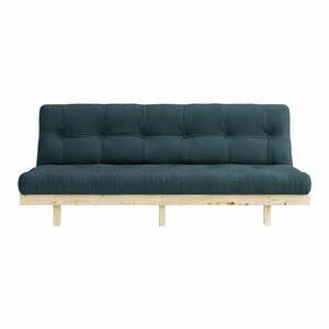 Sofa rozkładana Karup Design Lean Raw Petrol Blue obraz
