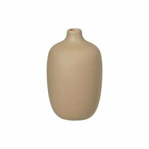 Beżowy ceramiczny wazon Blomus Nomad, wys. 13 cm obraz