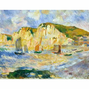 Reprodukcja obrazu Auguste’a Renoira - Sea and Cliffs, 90x70 cm obraz