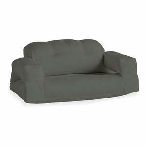 Ciemnoszara sofa rozkładana odpowiednia na zewnątrz Karup Design OUT™ Hippo Dark Grey obraz