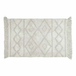 Szary dywanik łazienkowy z bawełny organicznej Wenko Urla, 60x90 cm obraz