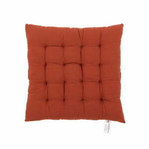 Pomarańczowobrązowa poduszka na krzesło Tiseco Home Studio, 40x40 cm obraz