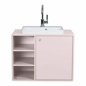 Różowa wisząca szafka pod umywalkę 80x62 cm Color Bath – Tom Tailor obraz