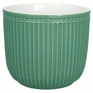 Zielona ceramiczna doniczka Green Gate Alice, ø 14 cm obraz