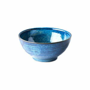 Niebieska miska ceramiczna MIJ Indigo, ø 18 cm obraz