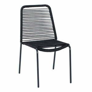 Czarne krzesło ogrodowe Bonami Essentials Kai obraz