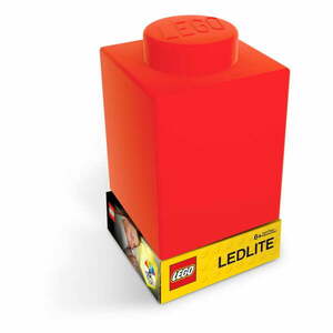 Czerwona silikonowa lampka nocna LEGO® Classic Brick obraz