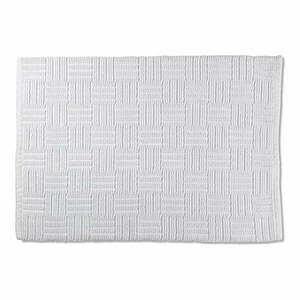Biały bawełniany dywanik łazienkowy Kela Leana, 50x80 cm obraz