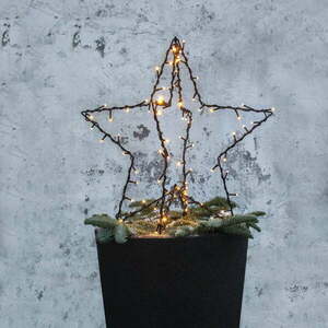 Czarna świąteczna dekoracja świetlna Foldy – Star Trading obraz